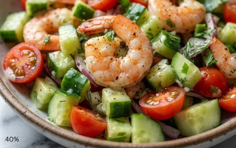 Cucumber Shrimp Salad