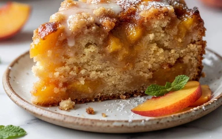 Peach Cobbler Pound Cake