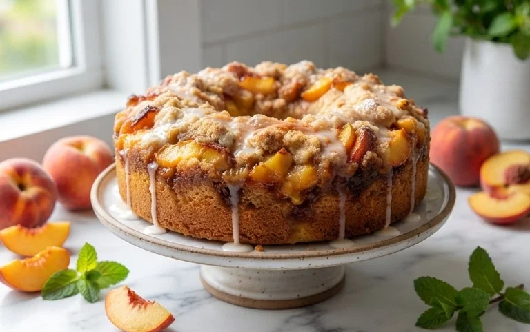Peach Cobbler Pound Cake