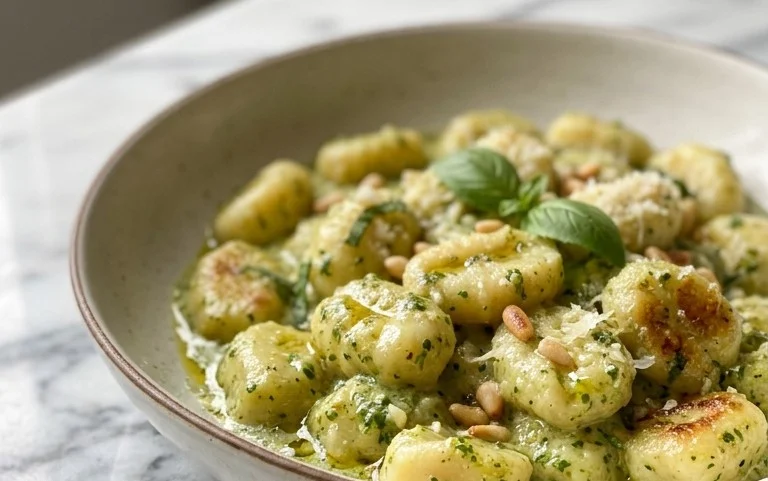 Creamy Pesto Gnocchi
