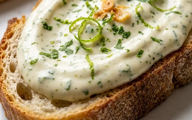 Creamy Garlic Lime Cilantro Sauce