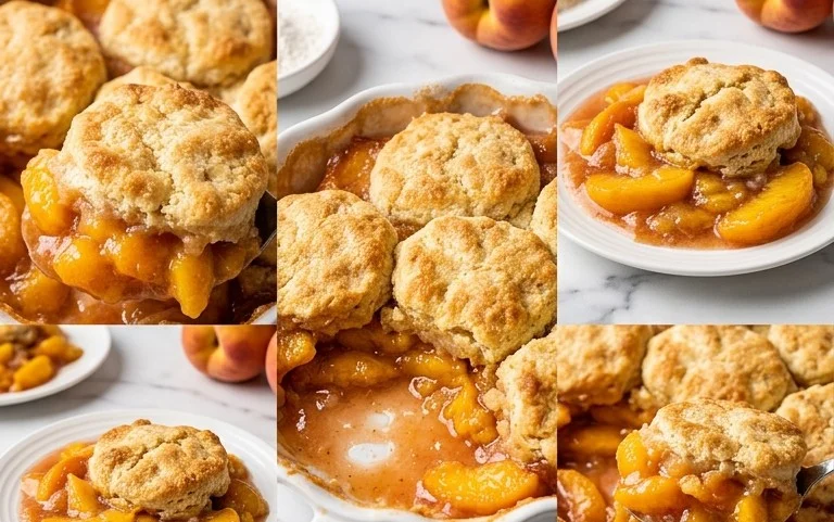 The Easiest Southern Peach Cobbler