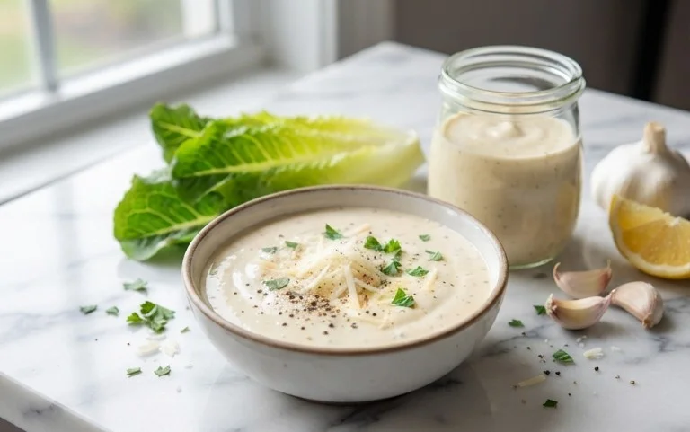Caesar Salad Dressing (Classic, Creamy & 5 Minutes) 🥗