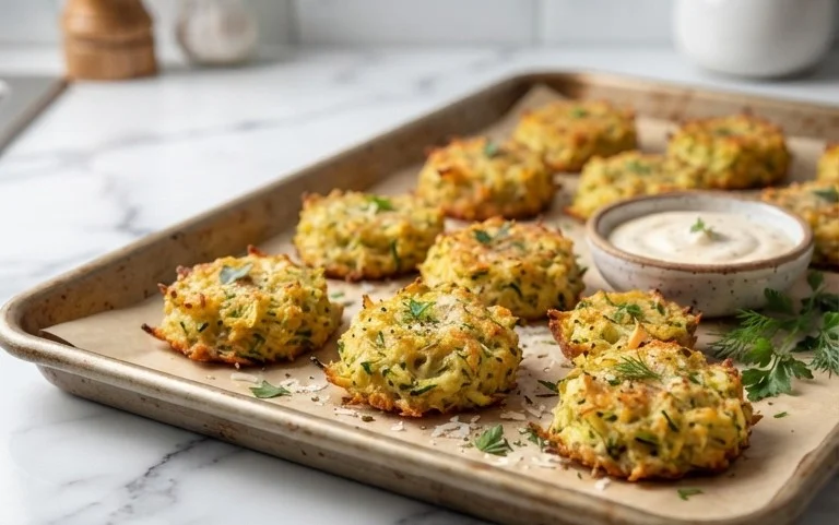 Zucchini Garlic Bites
