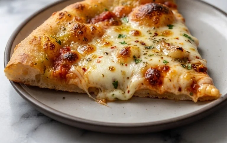 buttery garlic pizza