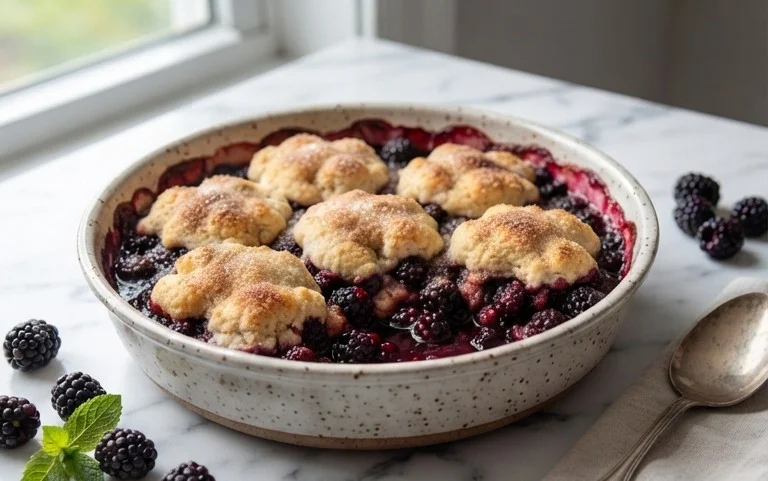 The Pioneer Women's Blackberry Cobbler