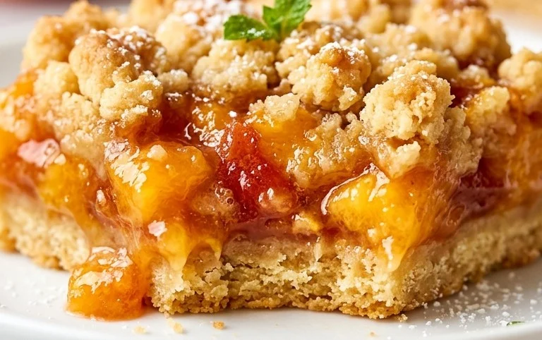 Fresh Peach Crum extractb Bars