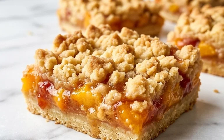 Fresh Peach Crum extractb Bars
