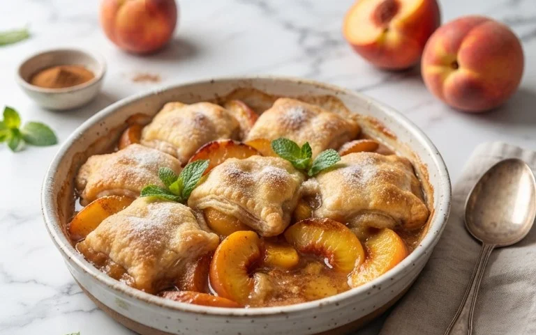 Peach Dumplings