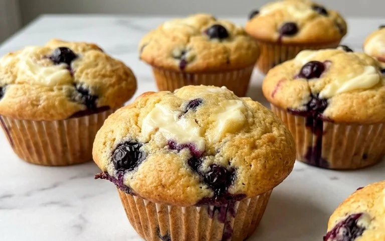 Berry Cream Cheese Muffins