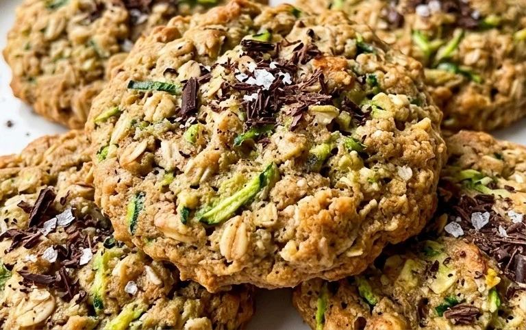 Healthy Zucchini Oatmeal Cookies