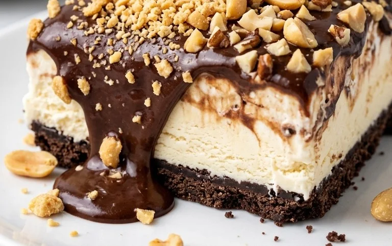 Buster Bar Ice Cream Cake