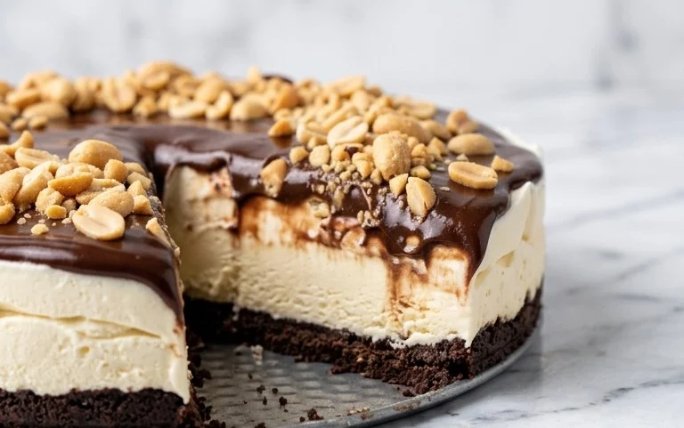 Buster Bar Ice Cream Cake