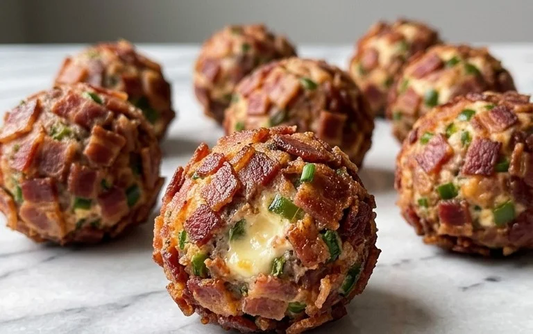 Beef Bacon Jalapeño Popper Cheese Balls