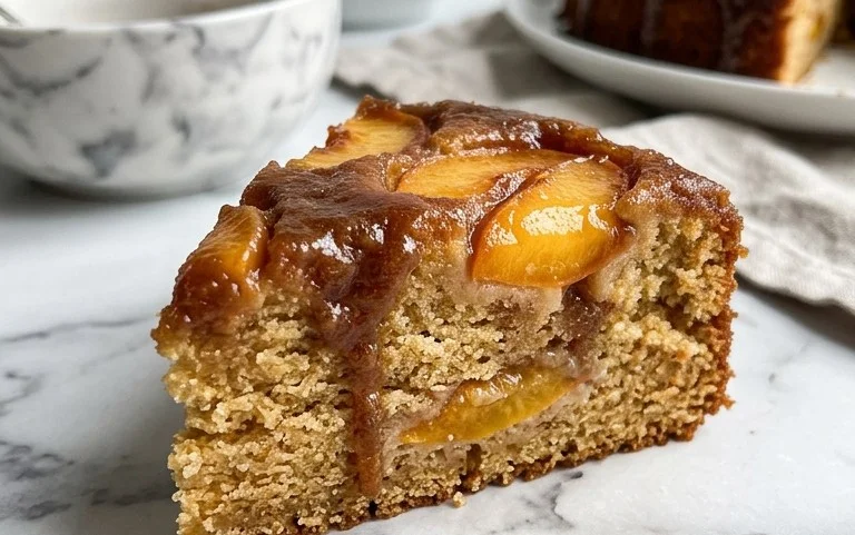 Brown Sugar Peach Cake