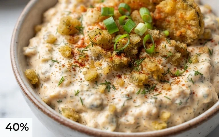 Easy Fried Pickle Dip (Dairy-Free Option)