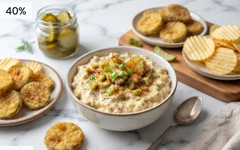 Easy Fried Pickle Dip (Dairy-Free Option)