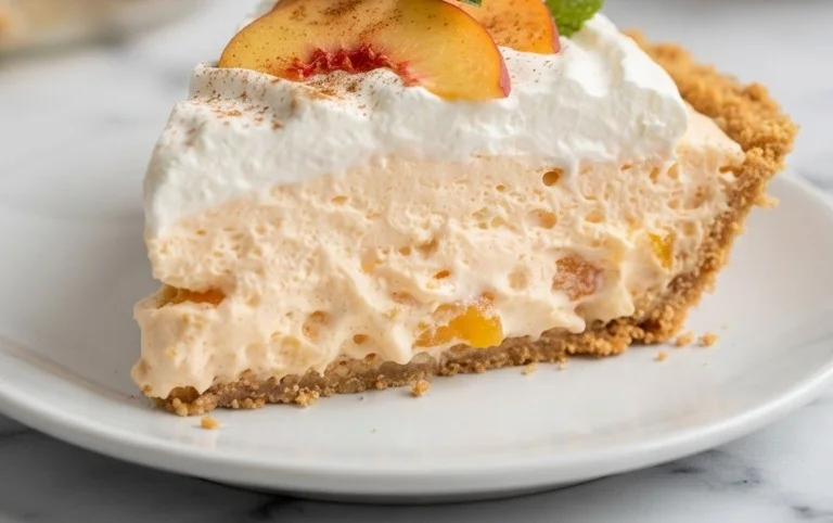 Peach Chiffon Pie