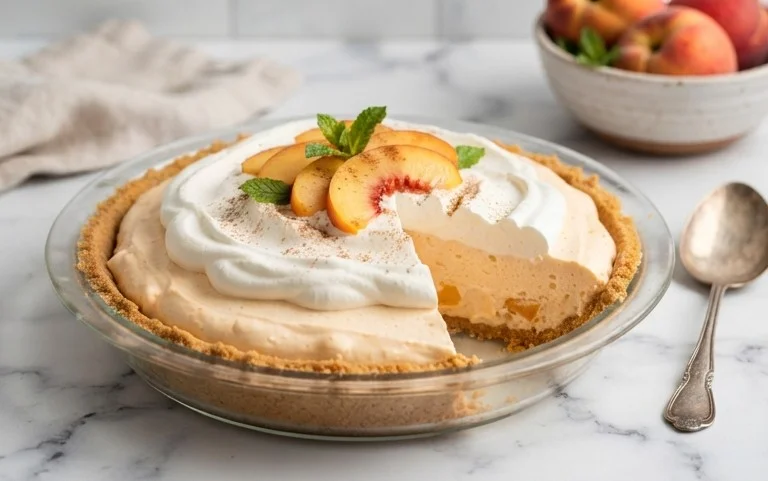 Peach Chiffon Pie