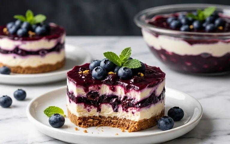 No-Bake Blueberry Yum Yum