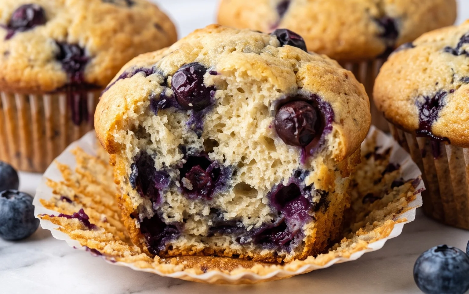 Homemade Blueberry Muffins