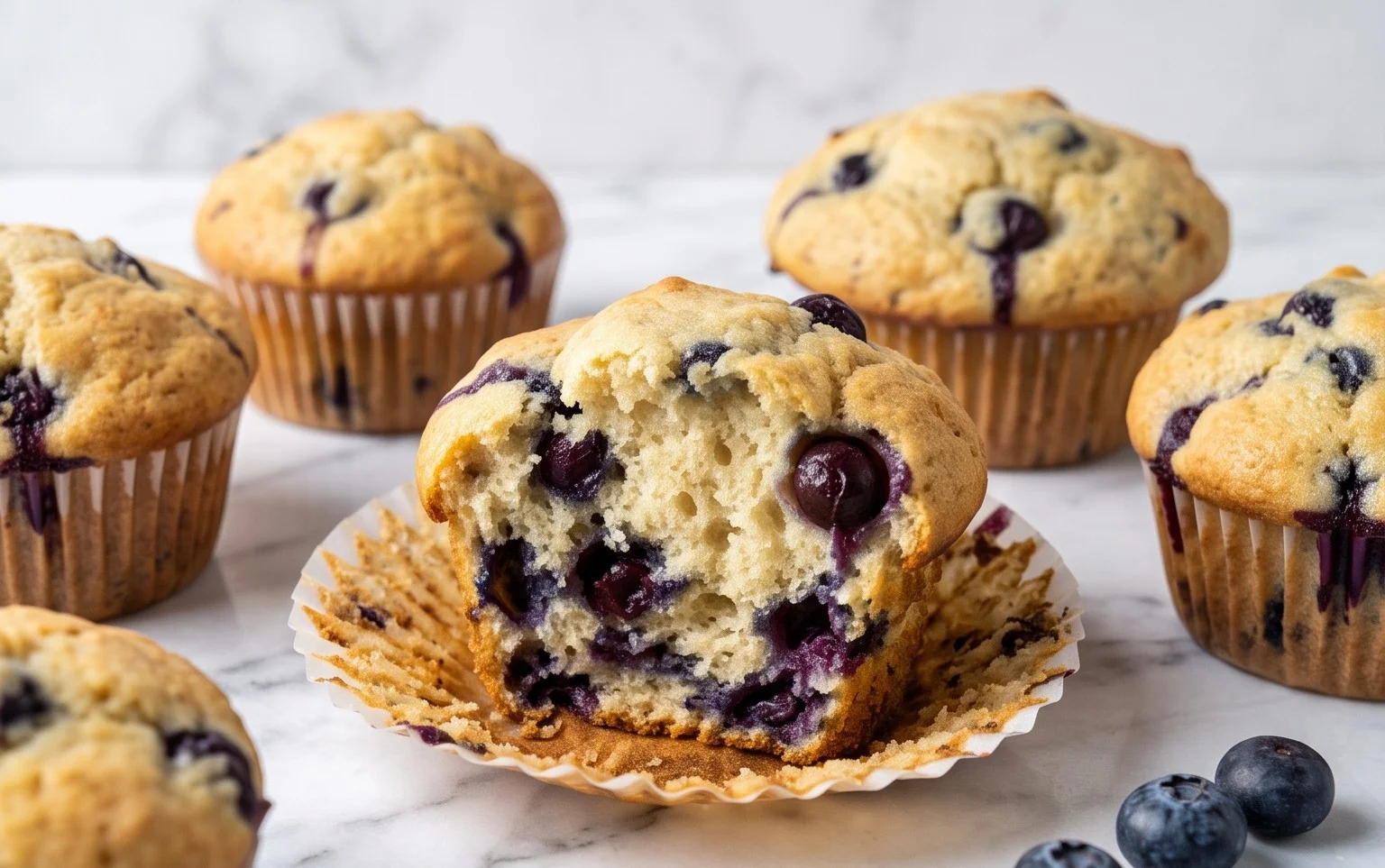 Homemade Blueberry Muffins