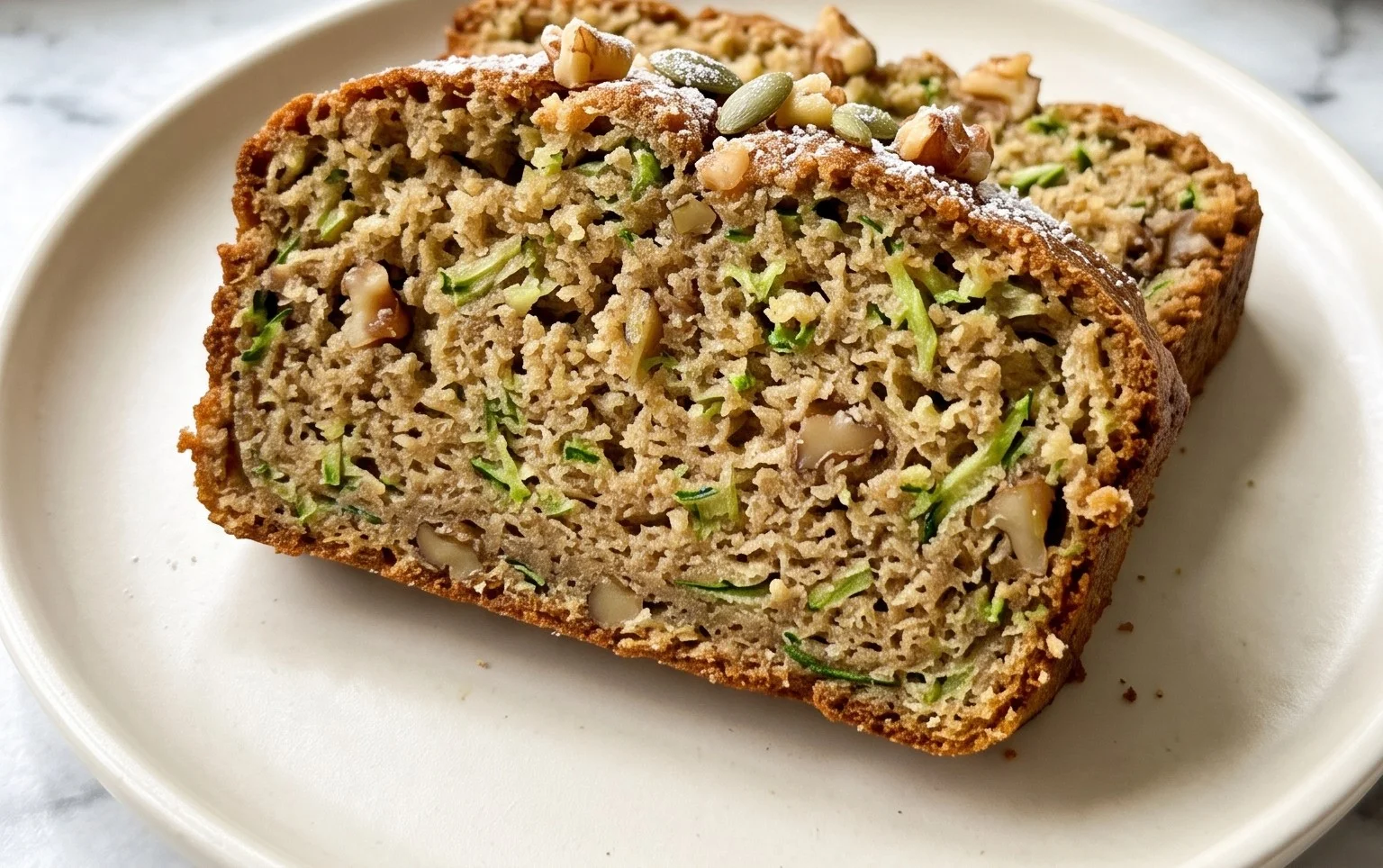 Low Sugar Zucchini Bread