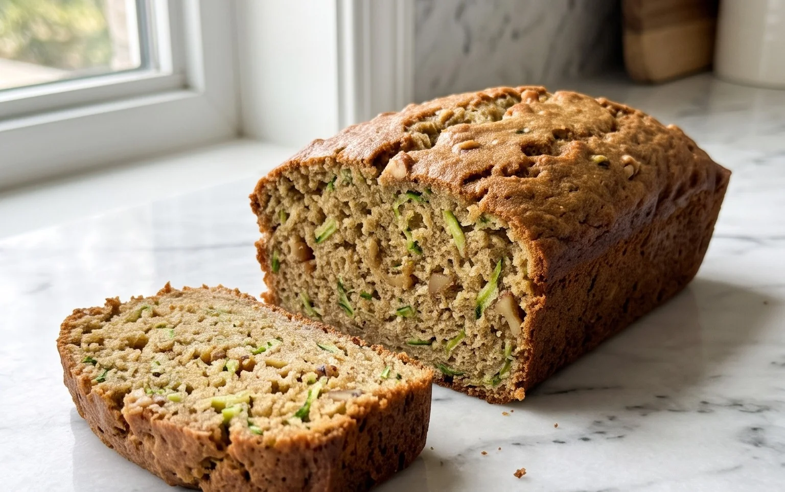 Low Sugar Zucchini Bread