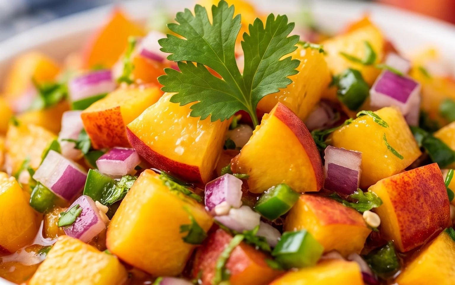 Fresh Peach Salsa
