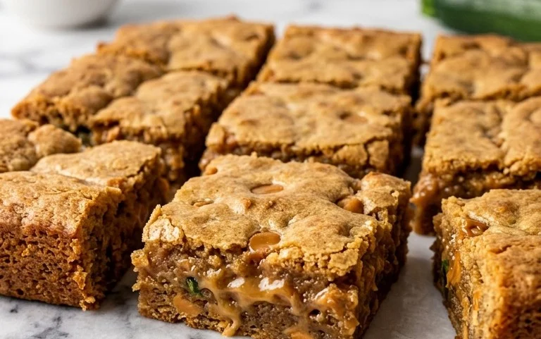 Chewy Butterscotch Zucchini Blondies