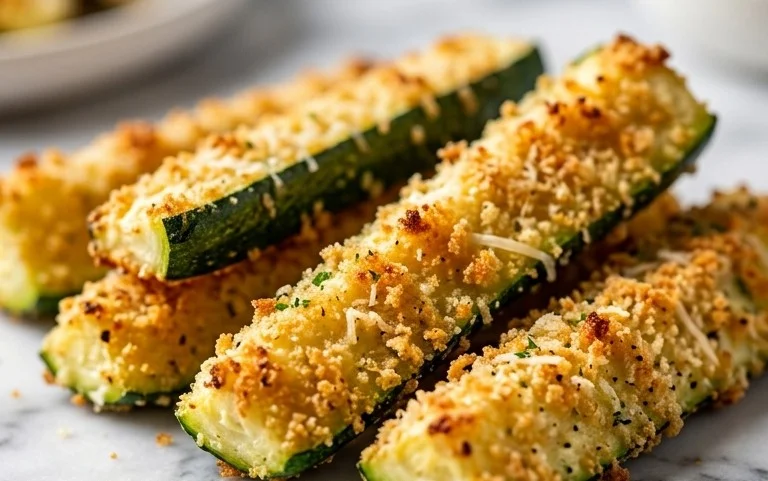 Baked Zucchini Sticks (Oven or Air Fryer)