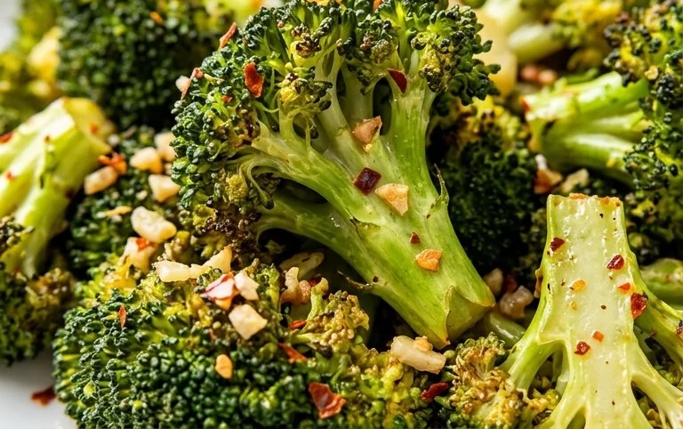Oven Roasted Broccoli (Baked Broccoli)