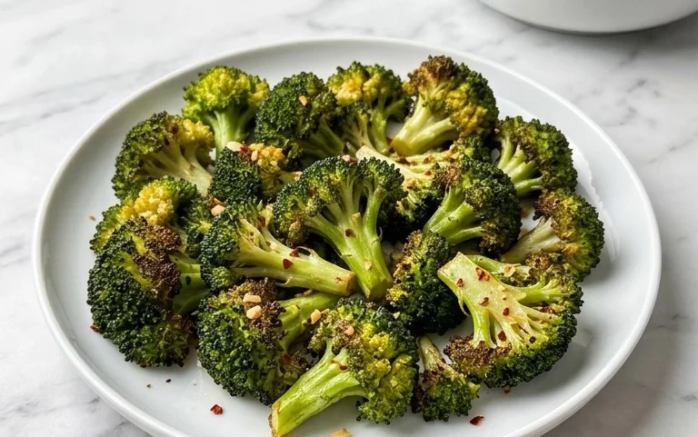 Oven Roasted Broccoli (Baked Broccoli)