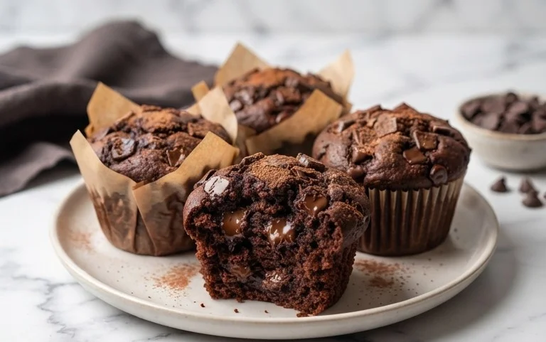 Double Chocolate Muffins