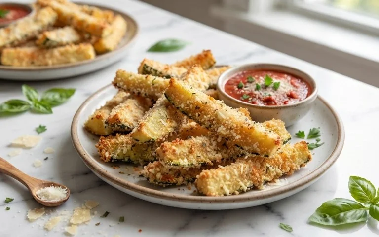 Baked Parmesan Zucchini Fries