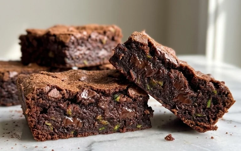 Secretly Healthy Zucchini Brownies