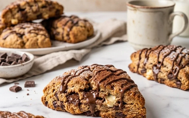 Triple Chocolate Scones