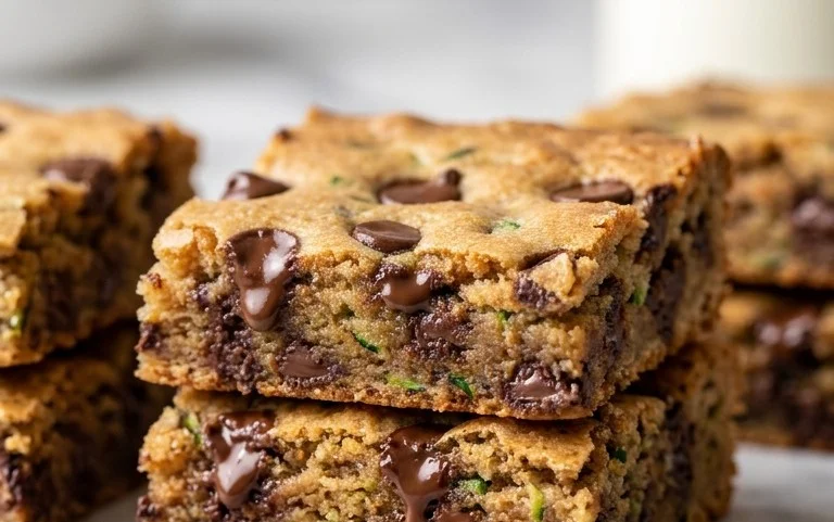Chocolate Chip Zucchini Cookie Bars