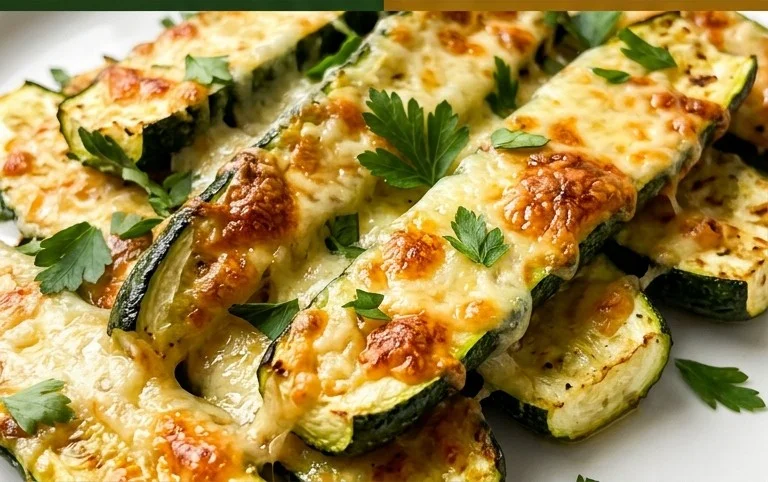 Oven Roasted Parmesan Zucchini 