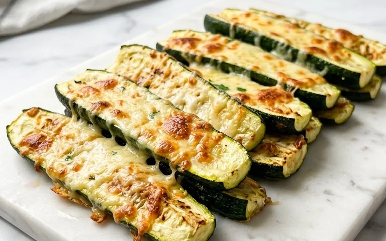 Oven Roasted Parmesan Zucchini 